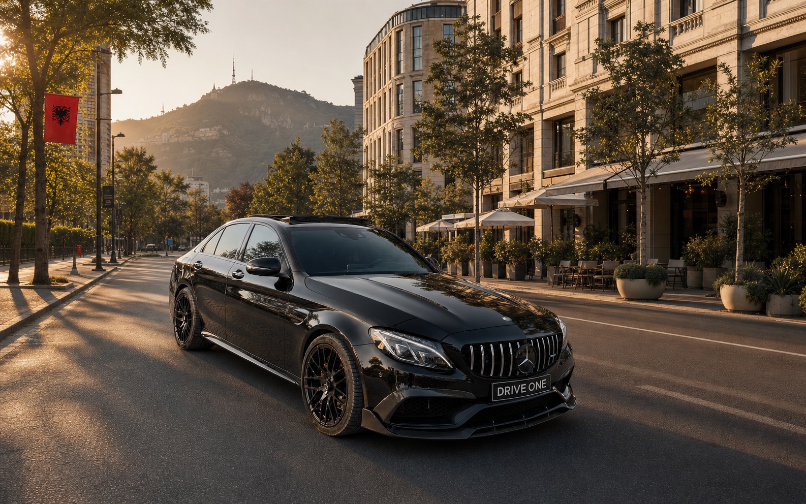 Mercedes C63 S · Tirana
